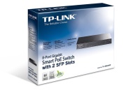 TP-LINK TL-SF1008P 4-Port PoE'li 8-Portlu 10/100Mbps Masaüstü Switch  - 1